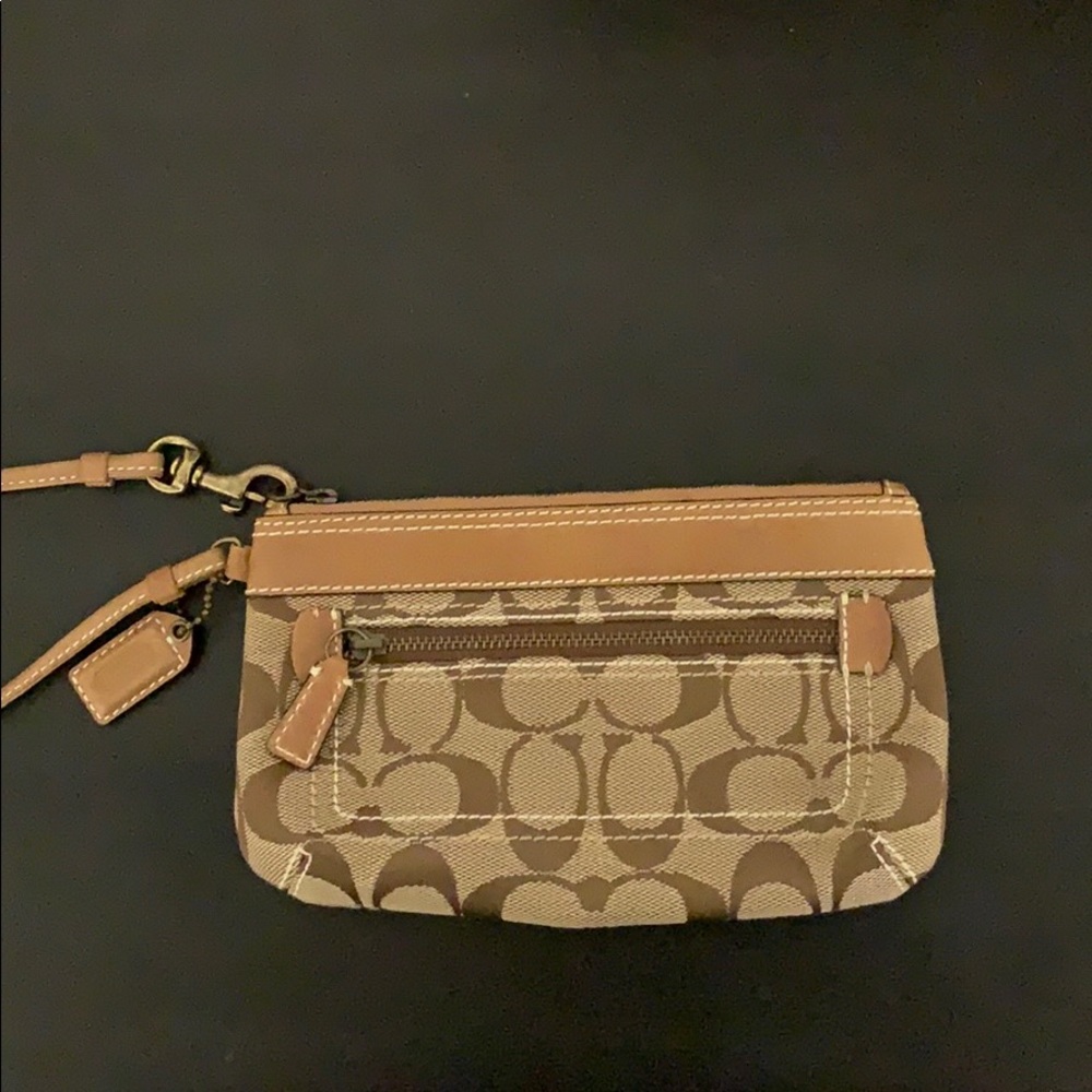 Authentic Signature Coach Wristlet - Like …